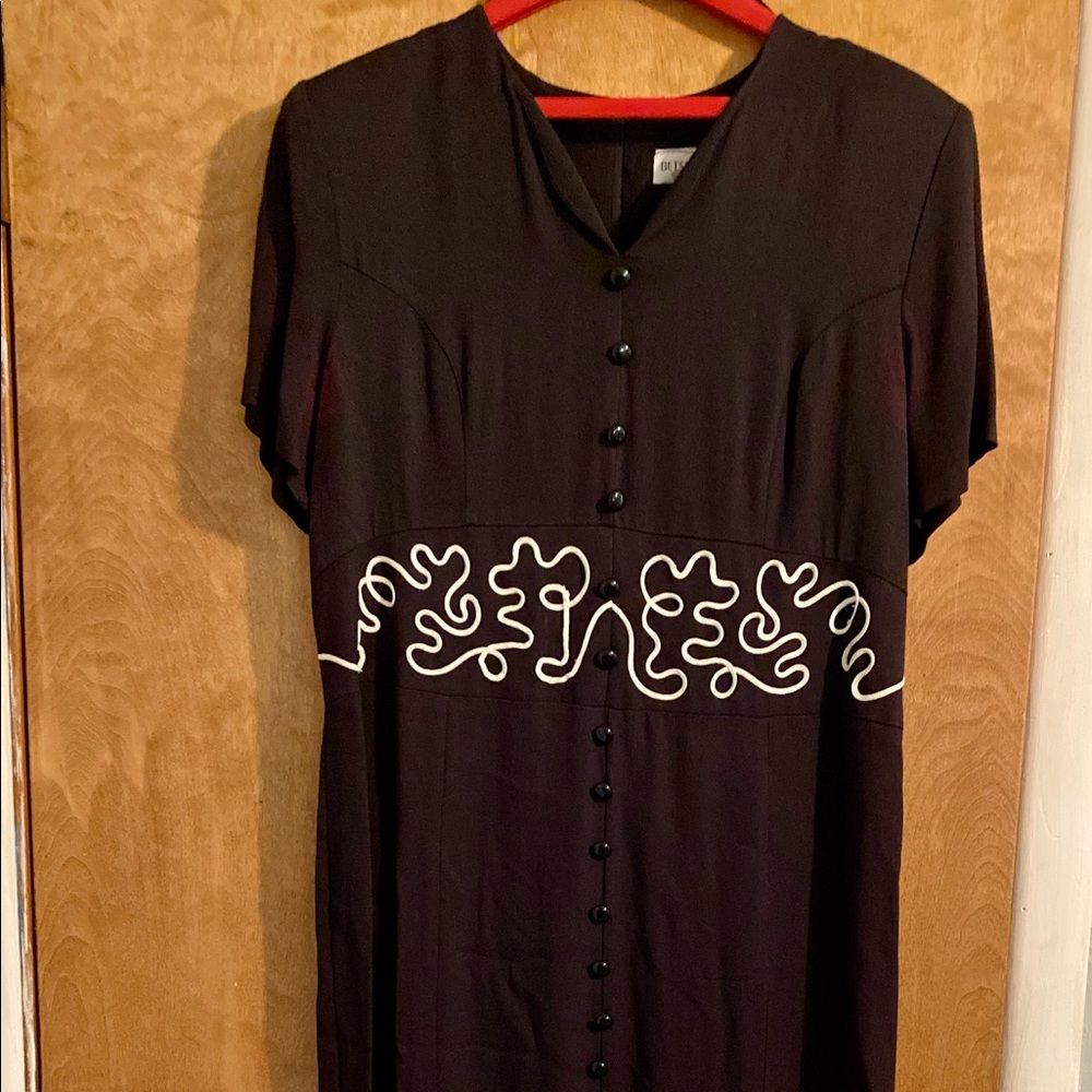 🖤 Vintage BETSY’S THINGS Black Dress
